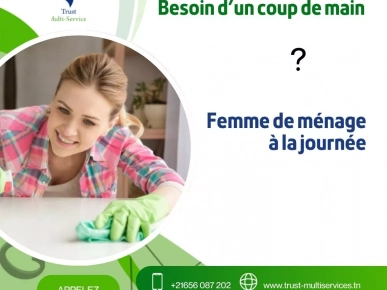 Femme de ménage fiable à Cite Ennasr – Journée" Femme de ménage fiable à Cite Ennasr – Journée"