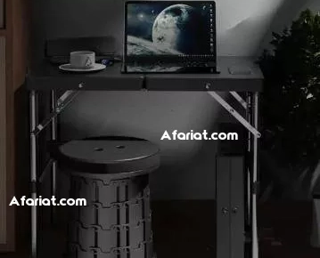 Ensemble de table et tabourets pliants