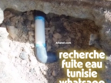 recherche détection localisation tous types de fuite Tunisie