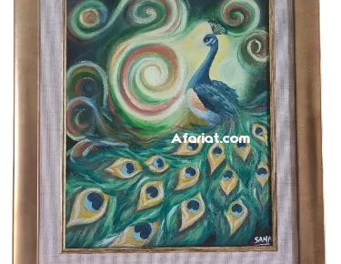 Peinture à l'huile,"Honneur"