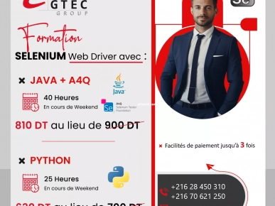 Automatisation des tests avec Sélénium Java/A4Q ou Python Automatisation des tests avec Sélénium Java/A4Q ou Python