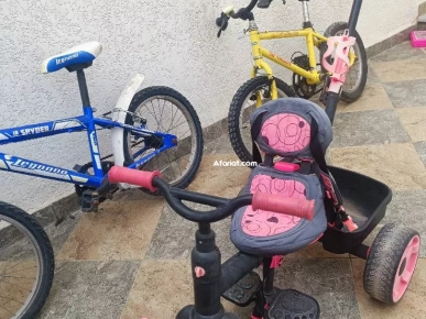 3 Bicyclettes enfants à vendre