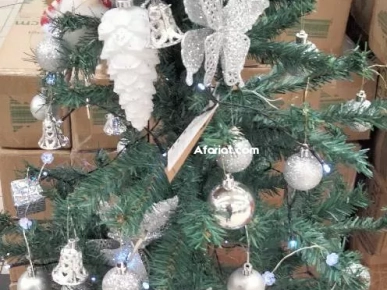 Sapin de Noël 120cm avec ces gadget décoratif à 50dt tél 95797798 Sapin de Noël 120cm avec ces gadget décoratif à 50dt tél 95797798