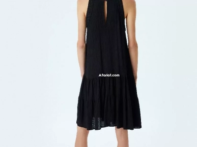 robe courte noir