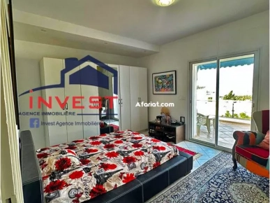 Duplex S+3 avec vue sur mer à Gammarth Supérieur