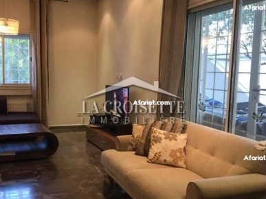 Rez-de-chaussée de villa meublé S+3 avec jardin MRCL0002