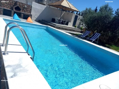A RTIBA, plage sauvage, villa standing (piscine, ...)