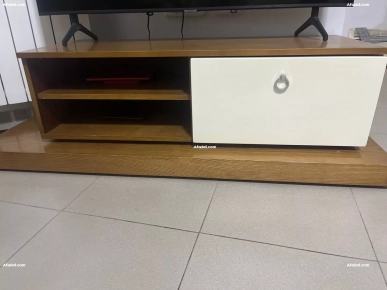 meuble tv deux étagères et meuble suspendu