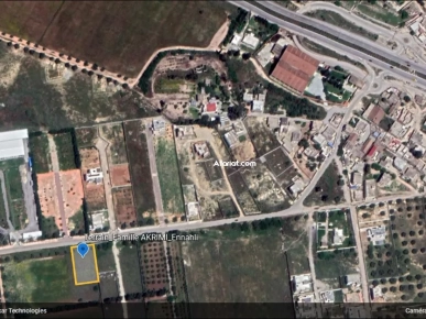 Terrain 996 m² à Ennahli Kalâat El Andalous Ariana