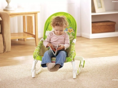 Transat balançoire vibrant et musical   2en1marque Fisher price