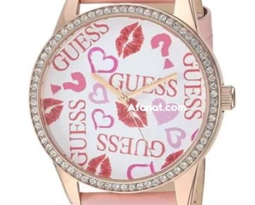 Guess Montre Femme - Rosé poudré -Cuir- Garantie 1 an Guess Montre Femme - Rosé poudré -Cuir- Garantie 1 an