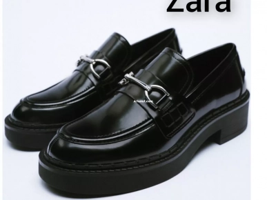 Derby Zara noir pointure 40 Prix 70dt