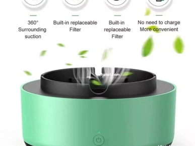 2en1 . Cendrier électrique et purificateur d’air