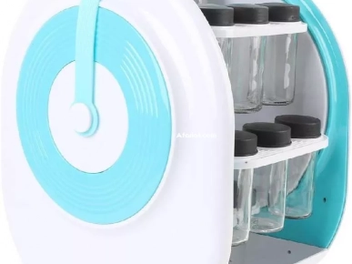 Étagère de rangement rotative à 360°