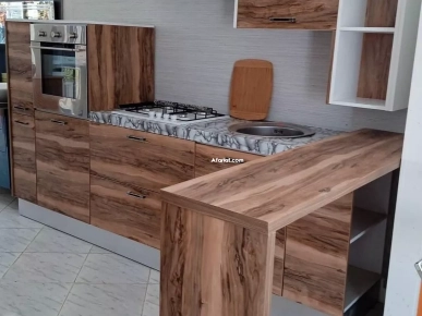 Cuisine en Mdf Stratifié effet Bois Cuisine en Mdf Stratifié effet Bois