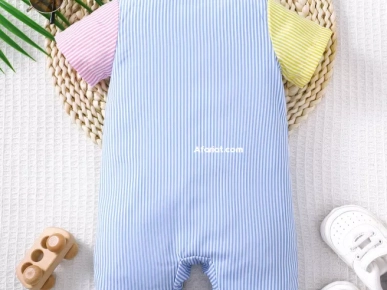 Combinaison pour bébé garçon (Shein-BrownBark)