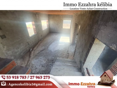 Immo_Ezzahra_Kélibia met en vente un #Duplex à #Kerkouane