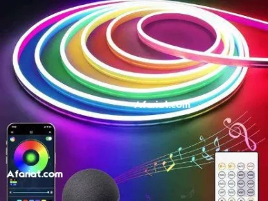 ruban LED Néon RGB flexible de 5 mètres