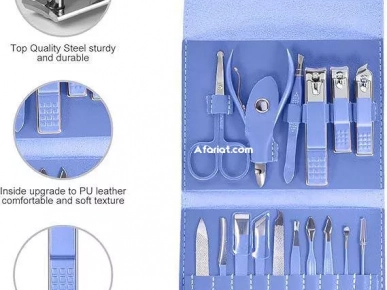 Kit Manucure & Pédicure de Précision – 16 Pièces