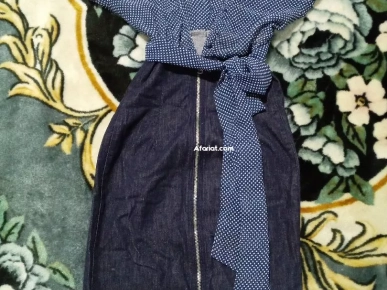 robe bleu jean