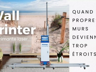 Imprimante murale laser Peinture Décor intérieur Couleur Fresque Imprimante murale laser Peinture Décor intérieur Couleur Fresque