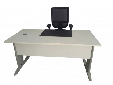 Bureau en bois stratifier blanc Bureau en bois stratifier blanc