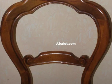 4 chaises anciennes de style Louis Philippe