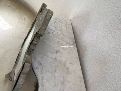 salon et console en argent