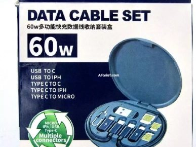 New Multiple Connectors USB-C Data Fast Charging