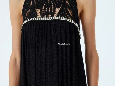 robe courte noir