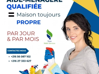 Besoin d’une femme de ménage à domicile à Carthage ? Besoin d’une femme de ménage à domicile à Carthage ?