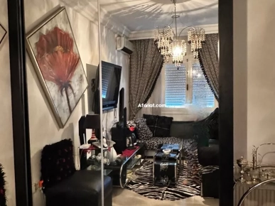 Dressing couleur noir avec les portes coulissantes en mirror