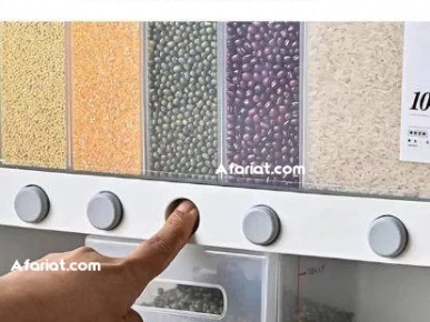 Distributeur Cereales Mural Etanche pour Aliments Secs 10 litres