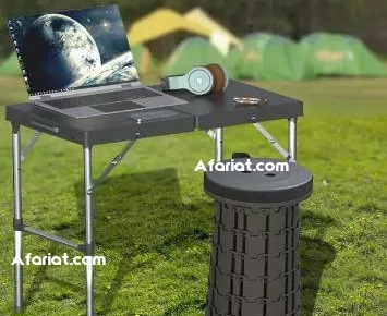 Ensemble de table et tabourets pliants