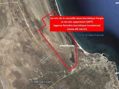 Terrain de futur 500m hergla proche de la plage Terrain de futur 500m hergla proche de la plage