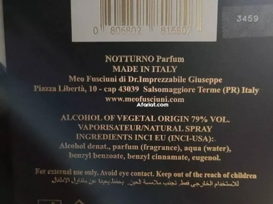 parfum emporté italie