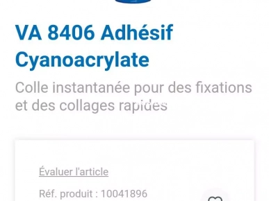 Colle instantanée pour les fixations et des collages rapides