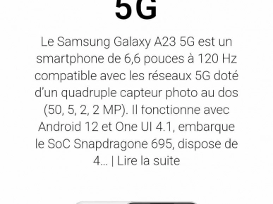 Samsung Galaxy A23 5G 4/128G