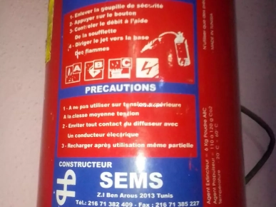 bouteille extincteur 4 KG vide a recharger bouteille extincteur 4 KG vide a recharger