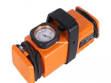 compresseur de voiture double adaptateur (12v/220v)