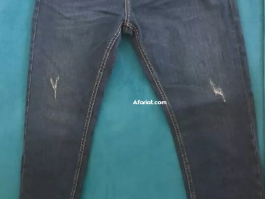 un pontalon bleu un pontalon bleu