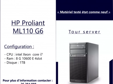HP  PROLIANT ML 110  G6 HP  PROLIANT ML 110  G6