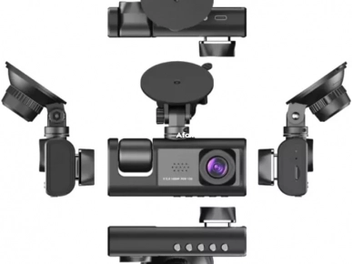 Dash Cam 3 caméra(cacheté)/Caméra de voiture 3 en 1