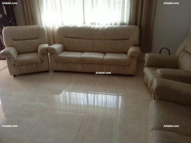 Salon simili cuir