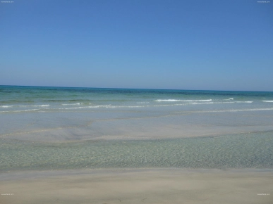 Terrain au bord de la mer