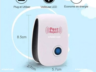 طارد الفئران و الحشرات بتقنية الموجات الفوق الصوتية الأكثر طلبا
