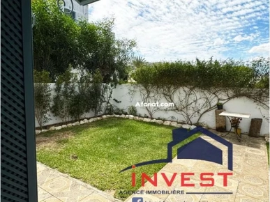 Appartement S3 meublé avec jardin à Gammarth