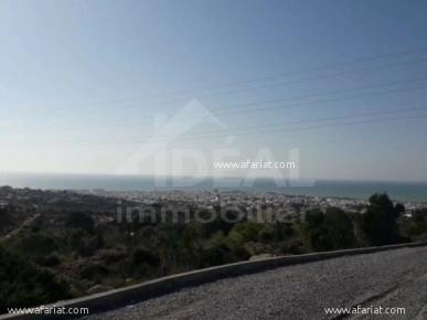Terrain avec vue panoramique sur Hammamet