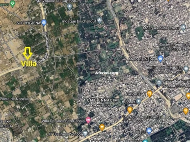 A vendre une villa  inachevée  sur deux niveaux situé à nabeul A vendre une villa  inachevée  sur deux niveaux situé à nabeul