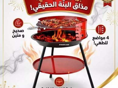 Barbecue pour Camping et Activités en Plein Air 36 x 36 x 55 cm